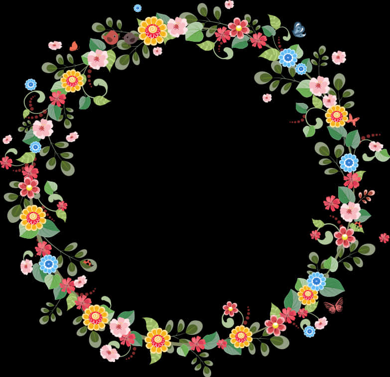 Floral_ Wreath_ Vector_ Design