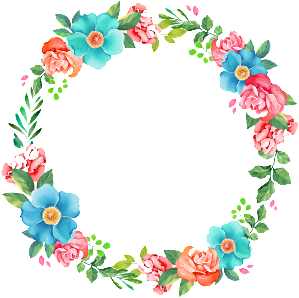 Transparent Blue Floral Clipart - Kartu Ucapan Buket Bunga, HD Png Download PNG image with a transparent background, free high-resolution download
