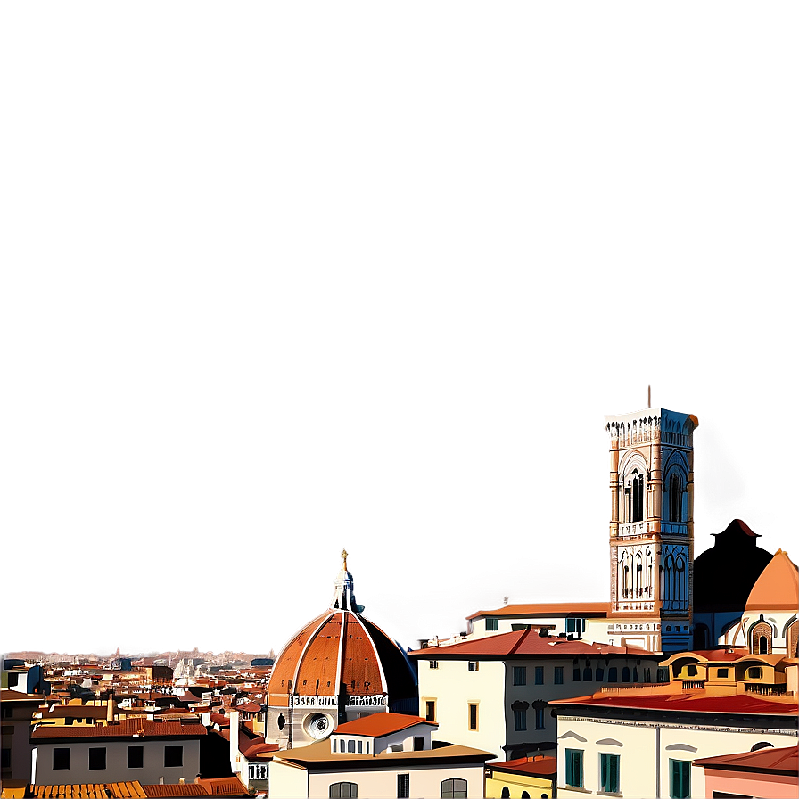 Florence Italy Skyline PNG 16 PNG with transparent background