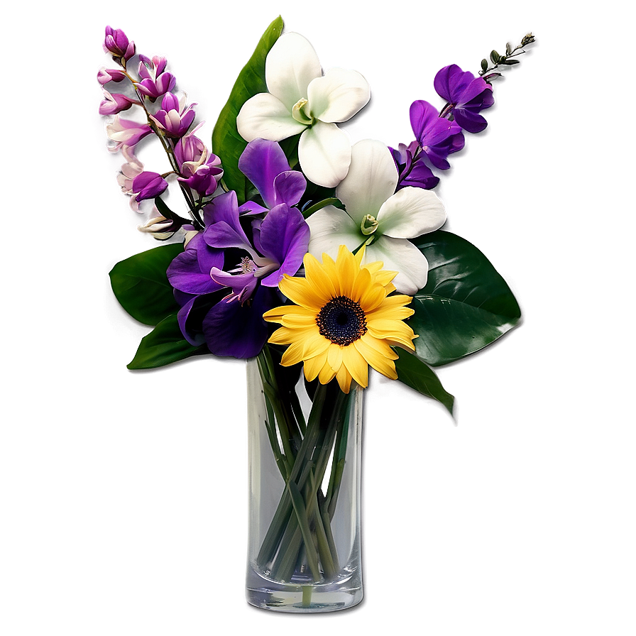 Flores Arrangement Art Png 13