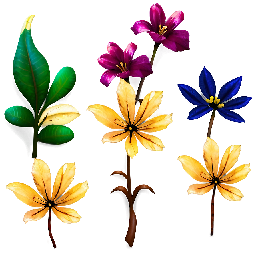 Flores Autumn Whisper Png Apa