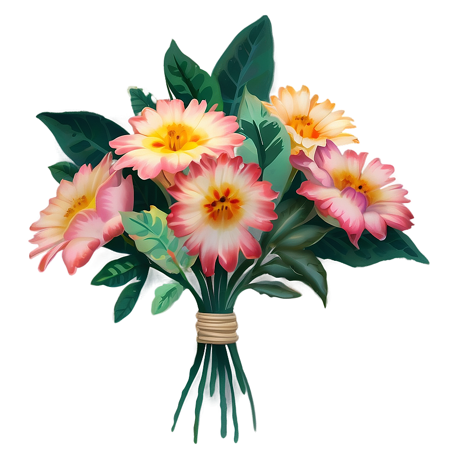 Flores Vintage Bouquet Png Uue92