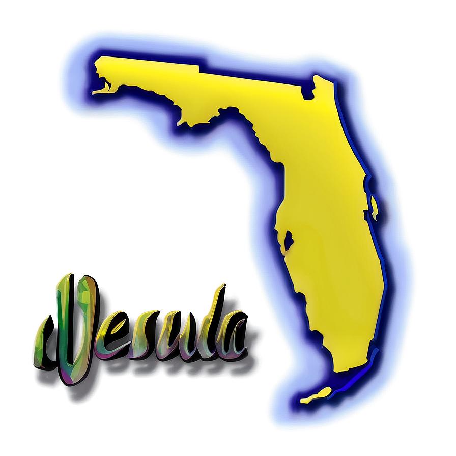 Florida Outline Clipart Png 63