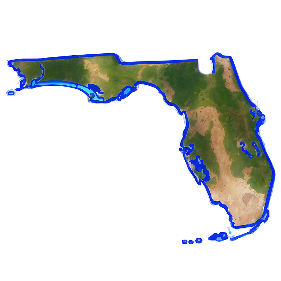 Florida Outline For Geography Projects Png Bre45