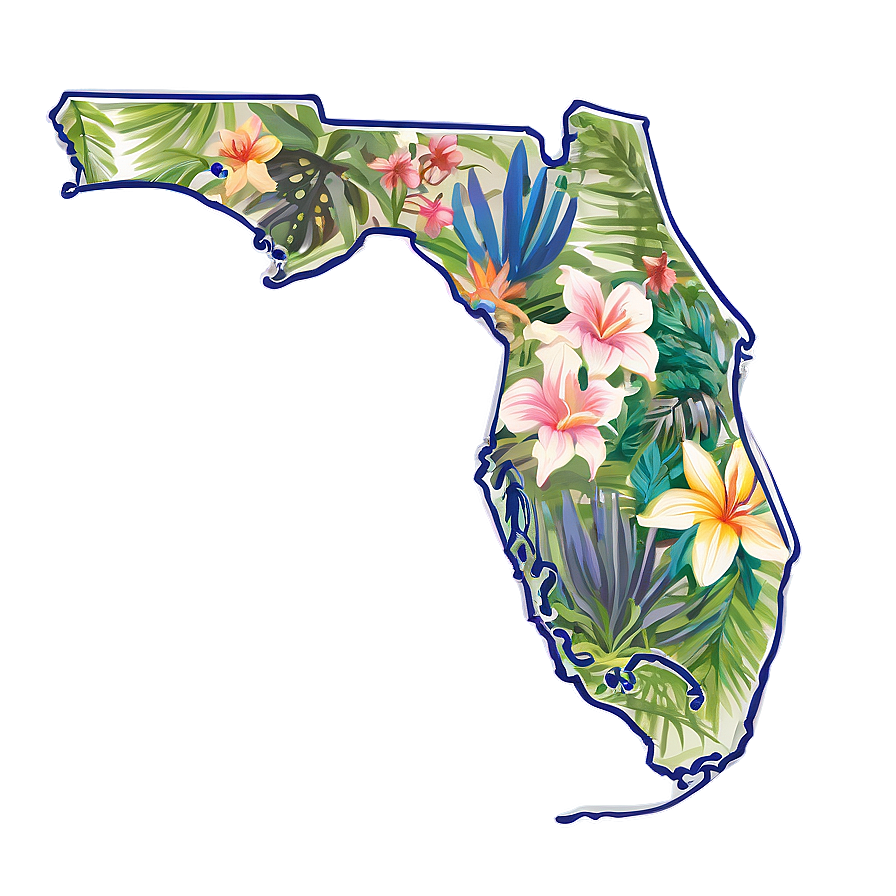 Florida Outline No Background Png 06122024