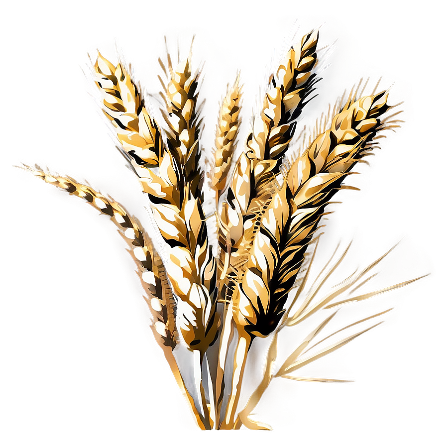 Flourishing Wheat Crop PNG 05252024 PNG image with a transparent background, free high-resolution download