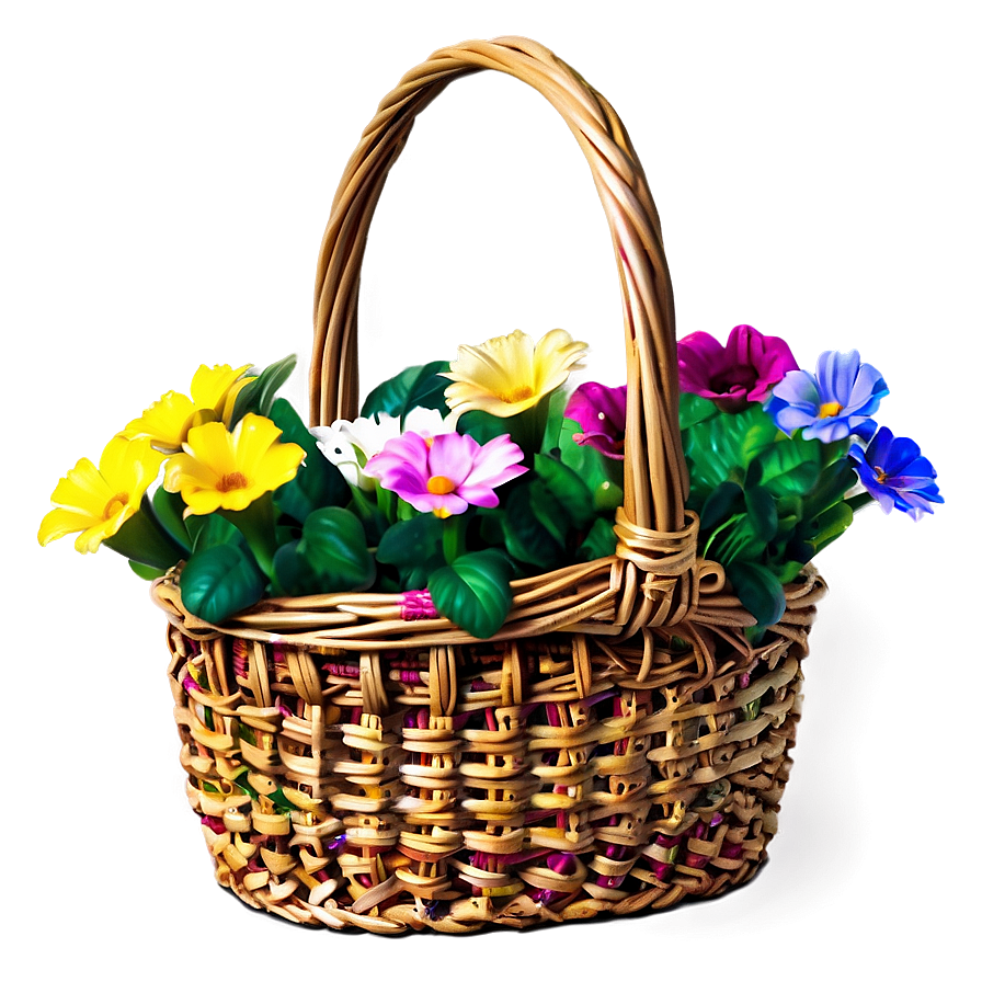 Flower Basket Png 43