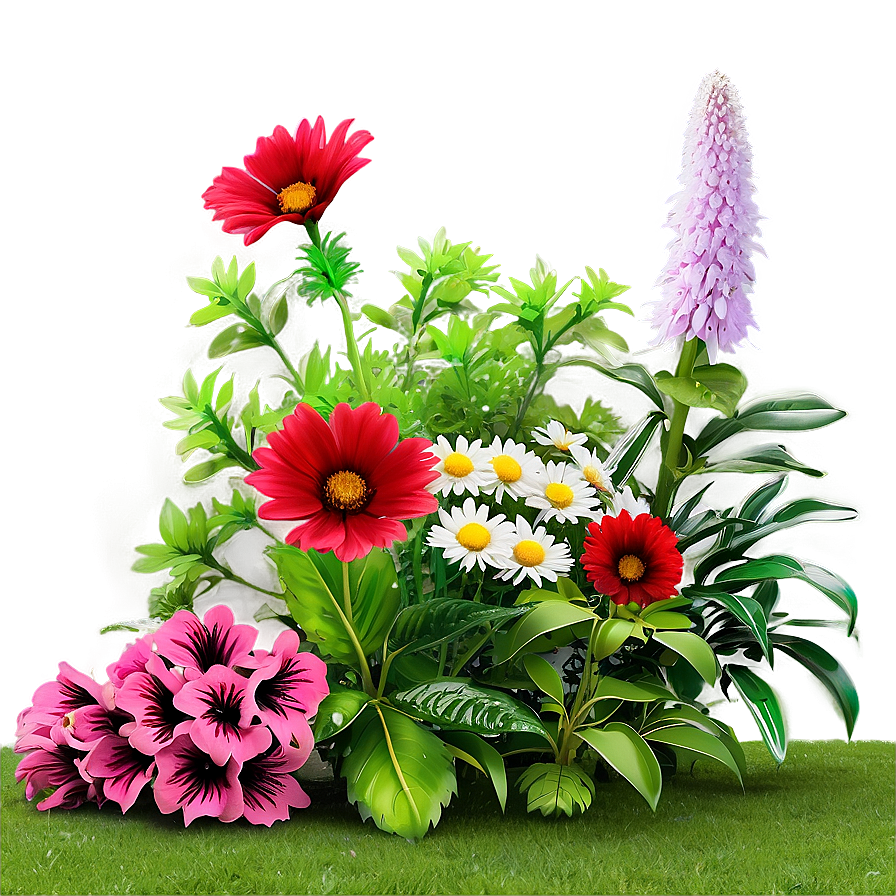 Flower Bed Design Png 06272024