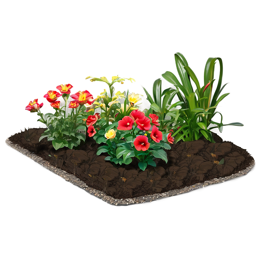 Flower Bed Fertilization Png 06272024