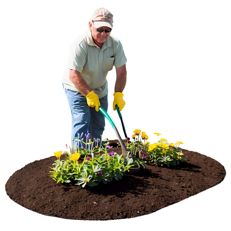 Flower Bed Fertilization Png Fli48