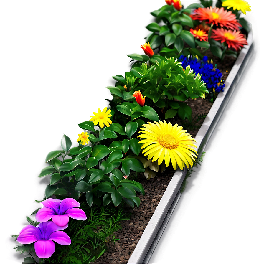 Flower Bed Pathway Png 37