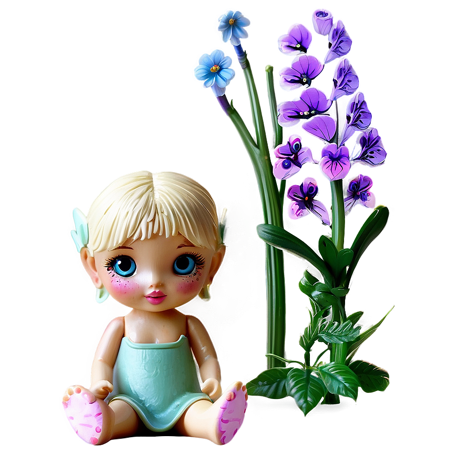 Flower Garden Fairy Doll Png Dbj