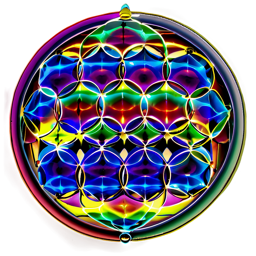 Flower Of Life Crystal Grid Png Cra90