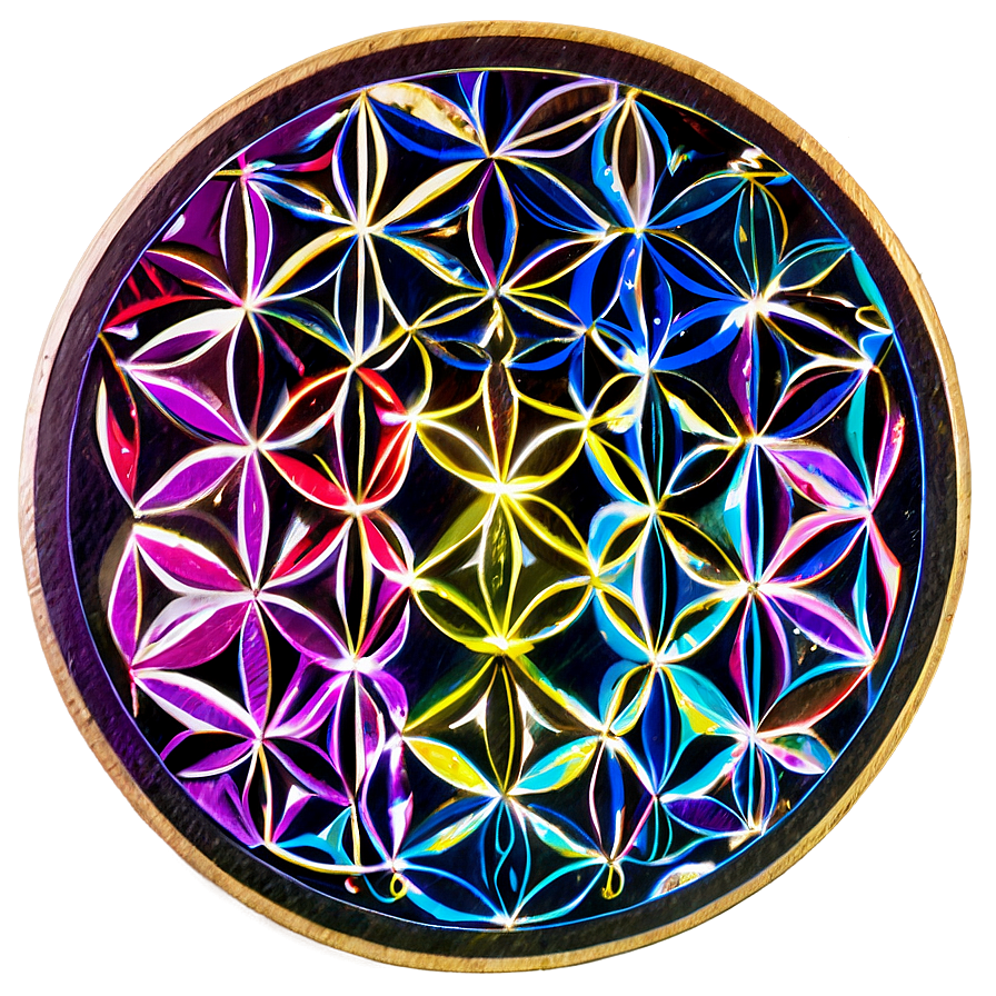 Flower Of Life Crystal Grid Png Uex