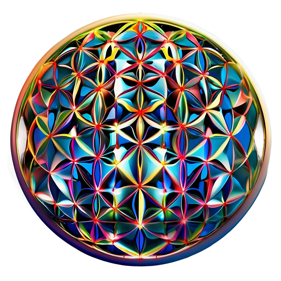 Flower Of Life Fractal Geometry Png Vma