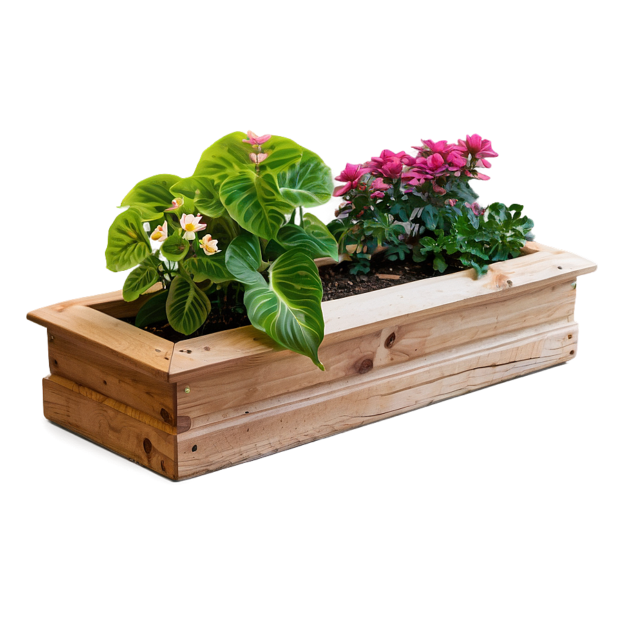 Flower Planter Box Png 06282024