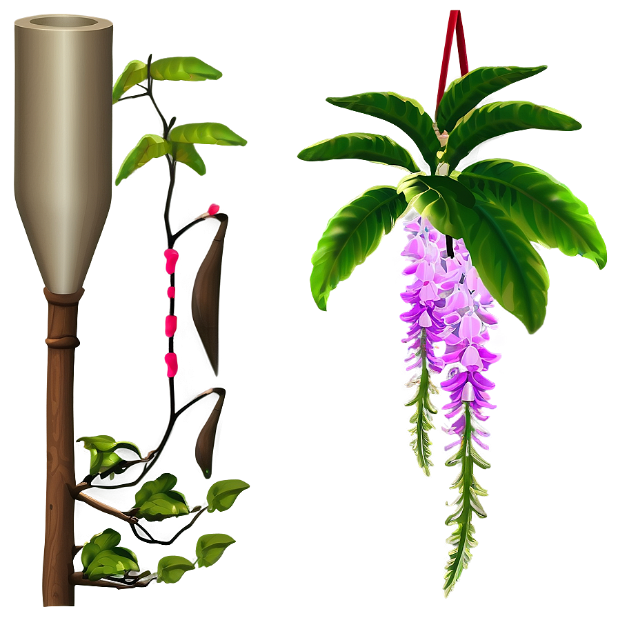 Flowering Hanging Plant Png 52