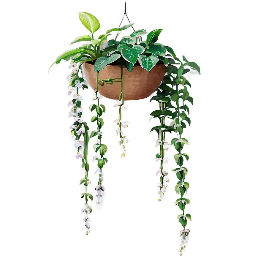 Flowering Hanging Plant Png 64