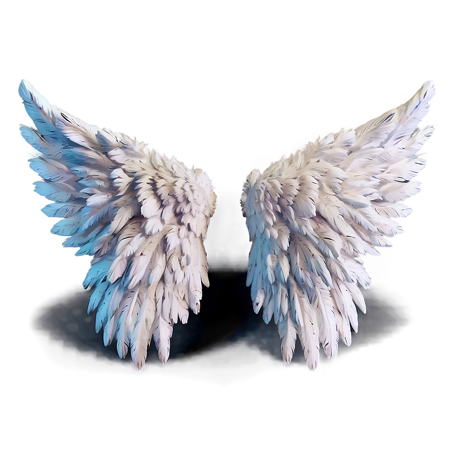 Fluffy Angel Wings Texture PNG wxq99 PNG with transparent background