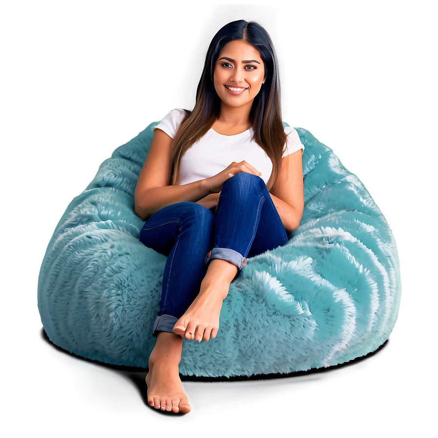 Fluffy Beanbag Comfort PNG 76 PNG image with a transparent background, free high-resolution download