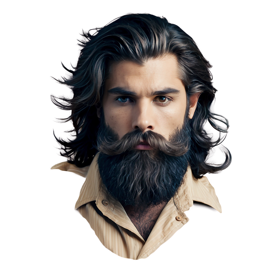 Fluffy Beard Styles Png 64