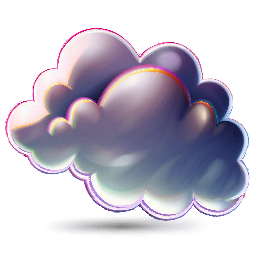 Fluffy Cartoon Cloud PNG 05252024 PNG image with a transparent background, free high-resolution download