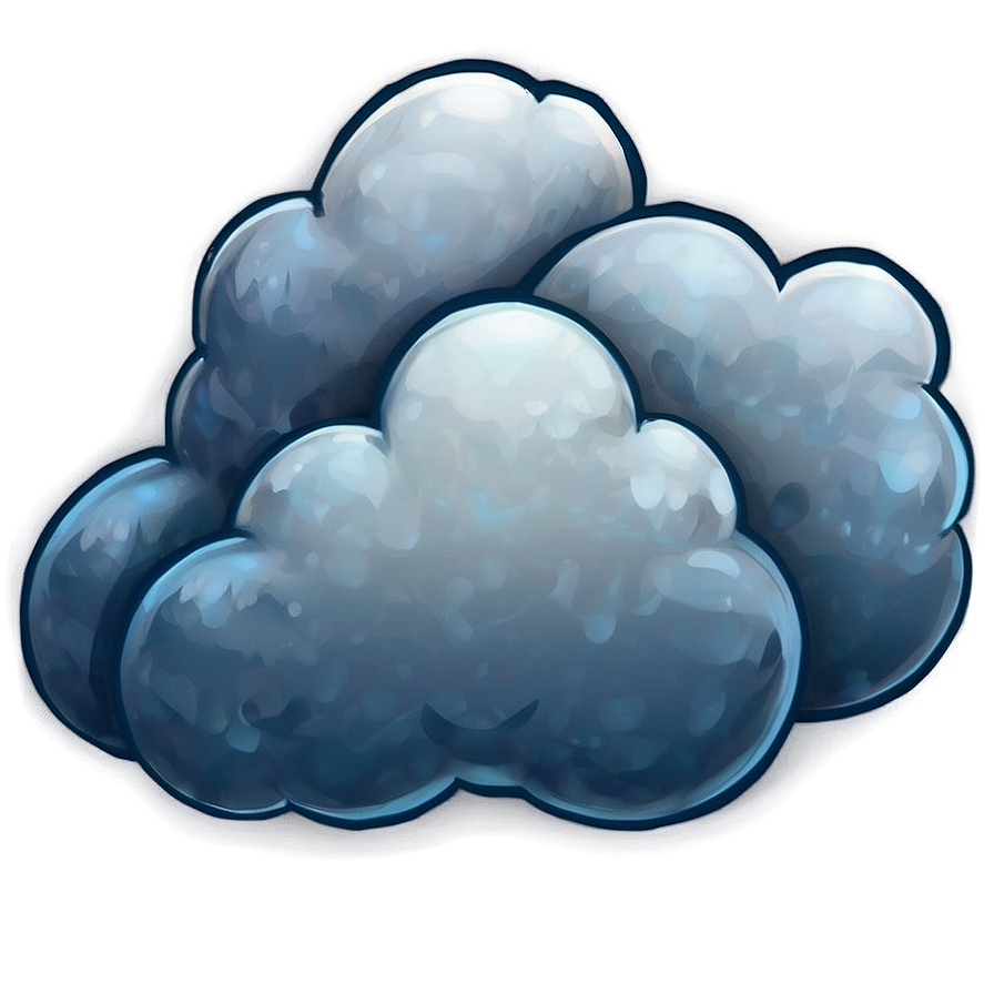 Fluffy Cartoon Cloud PNG emf76 PNG image with a transparent background, free high-resolution download