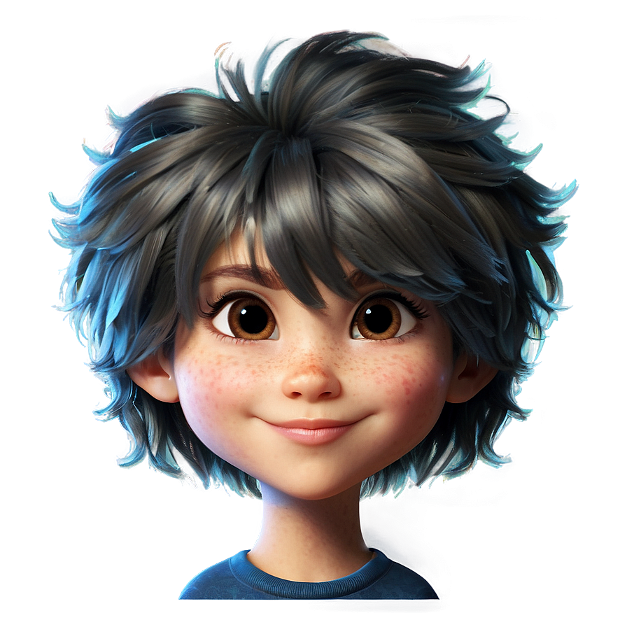 Fluffy Cartoon Hair Png 65