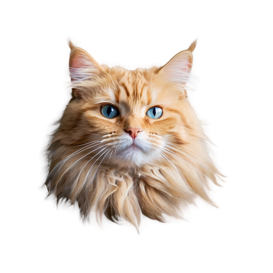 Fluffy Cat Face Png 23