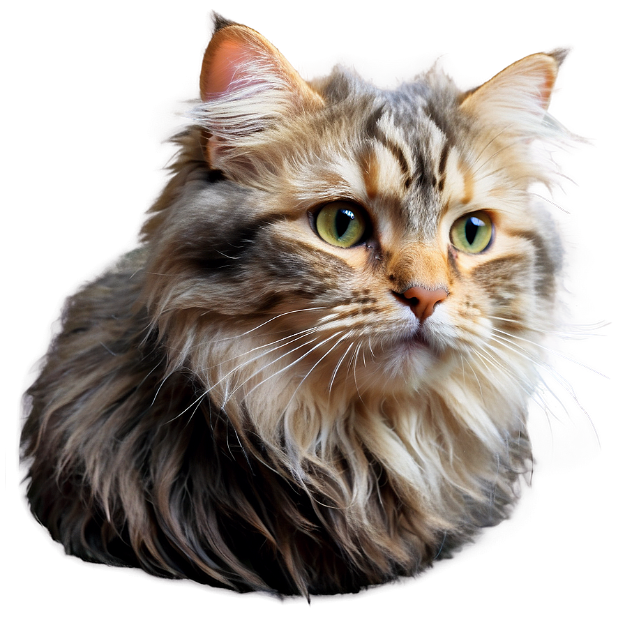 Fluffy Cat Head Picture Png 06132024