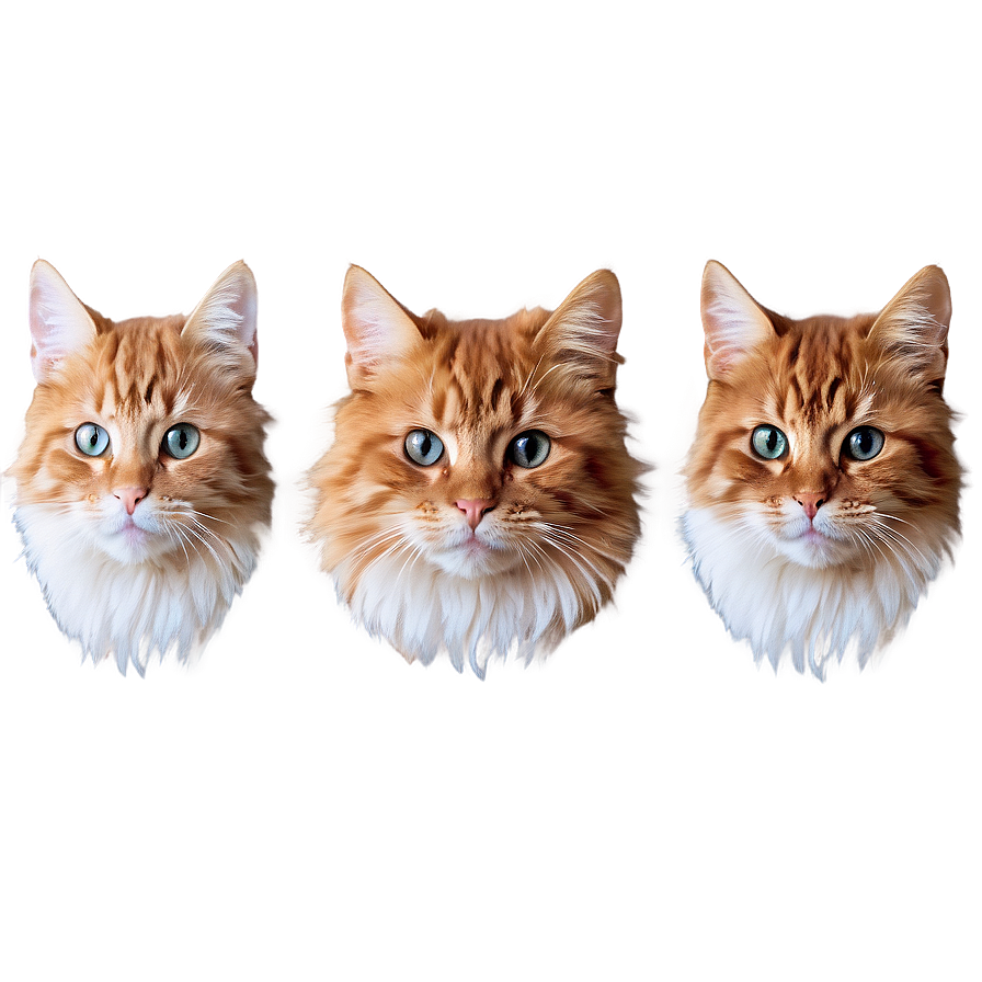 Fluffy Cat Head Picture Png 70