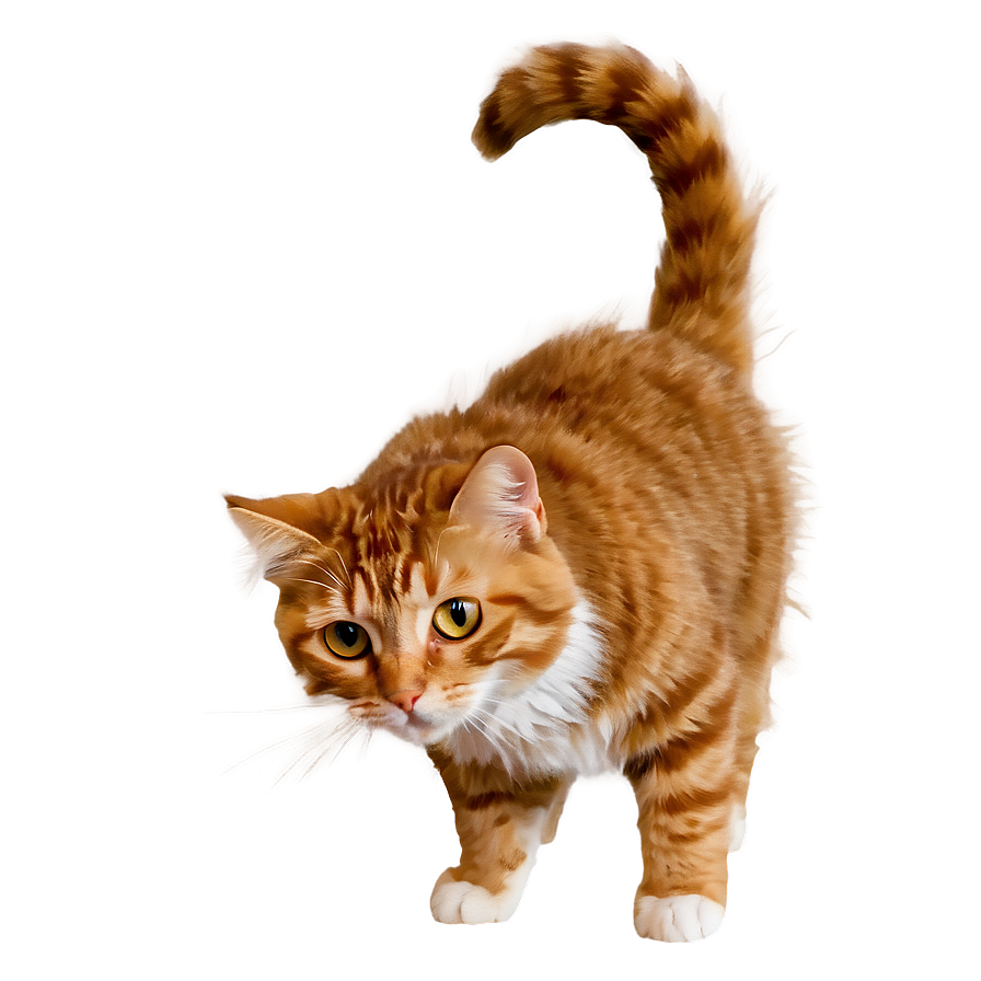 Fluffy Cat PNG 05232024 PNG image with a transparent background, free high-resolution download