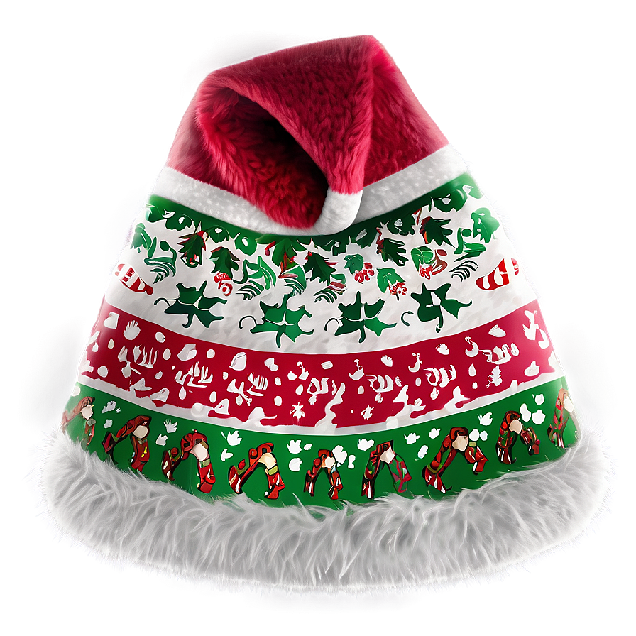 Fluffy Christmas Hat PNG 42 PNG image with a transparent background, free high-resolution download