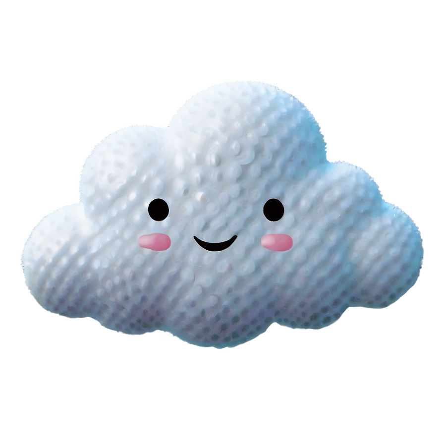 Fluffy Cloud Emoji Png Hmr