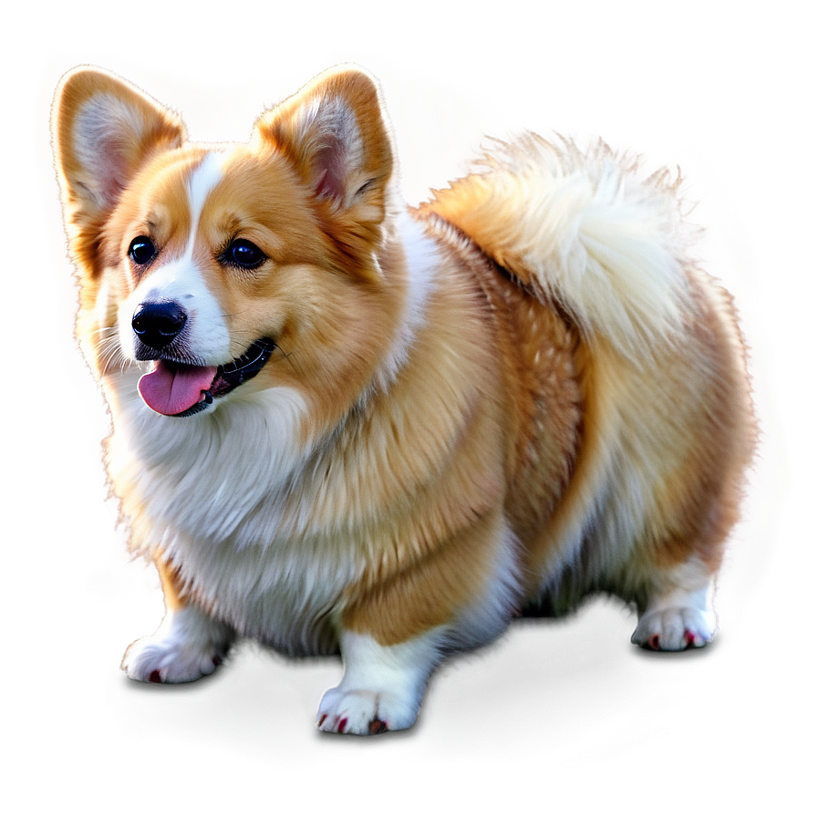 Fluffy Corgi Png Khv