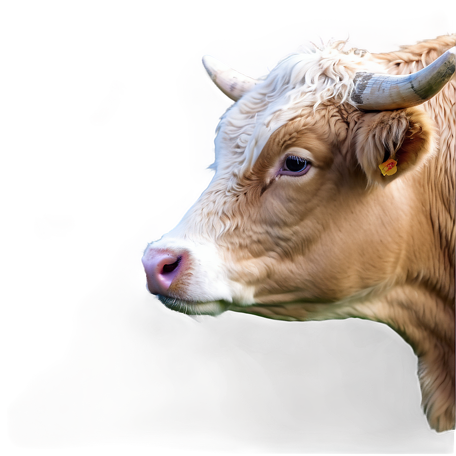 Fluffy Cow Face Png 06212024