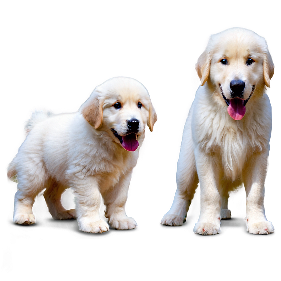 Fluffy Great Pyrenees Puppy Png Ejw69