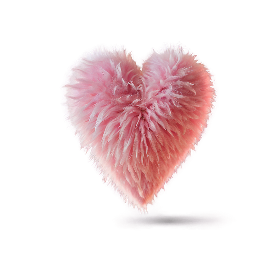 Fluffy Heart Emoji Png Design 89