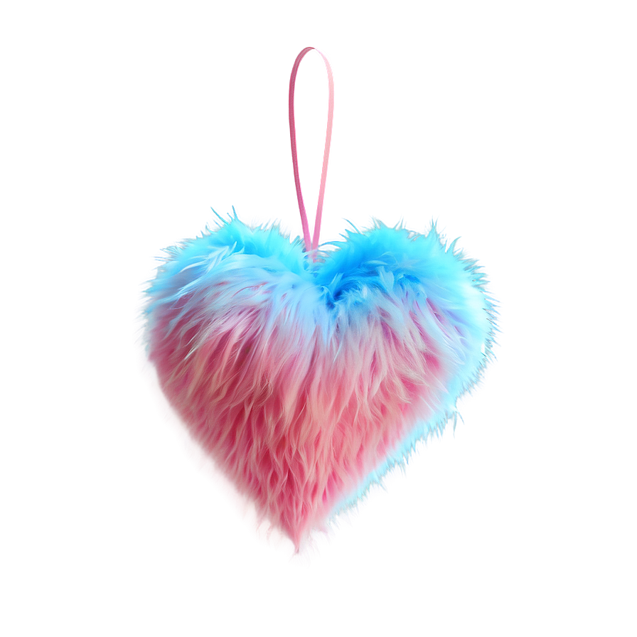 Fluffy Heart Png 05232024