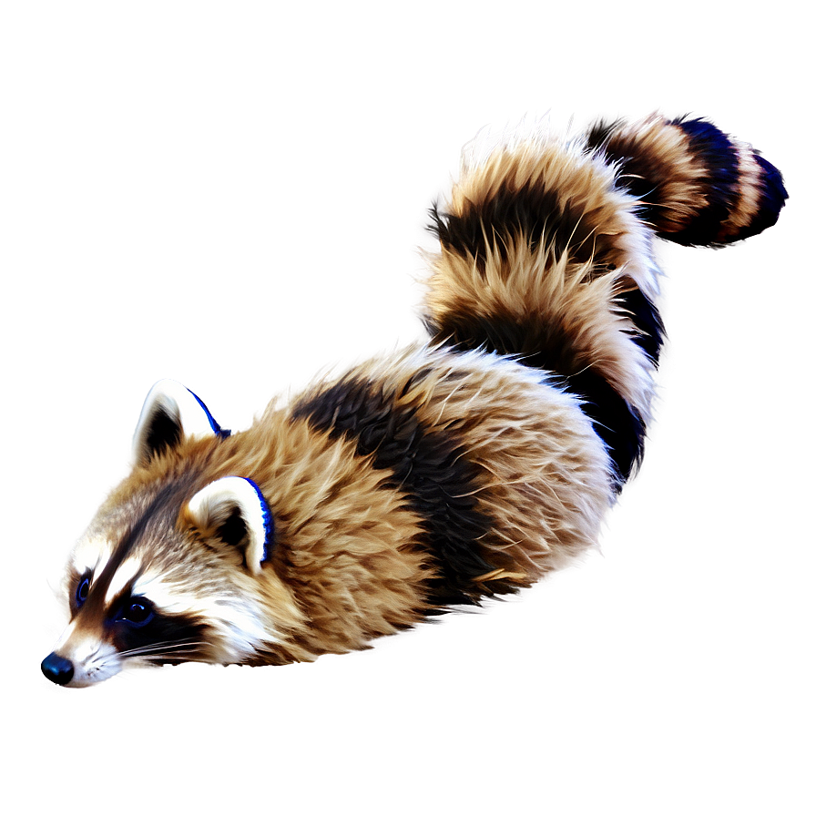 Fluffy Raccoon Tail Png Phs