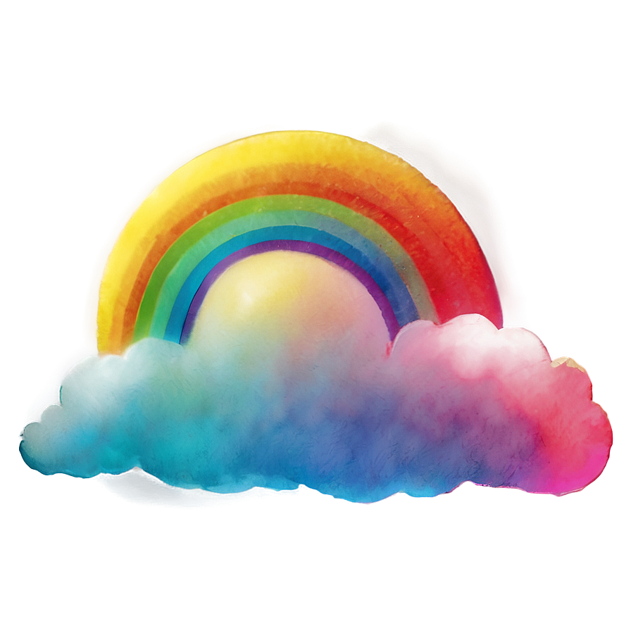 Fluffy Rainbow Png 06252024