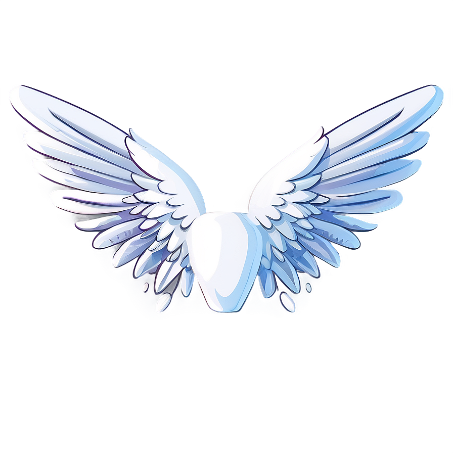 Fluffy White Wings Cartoon Png 06262024