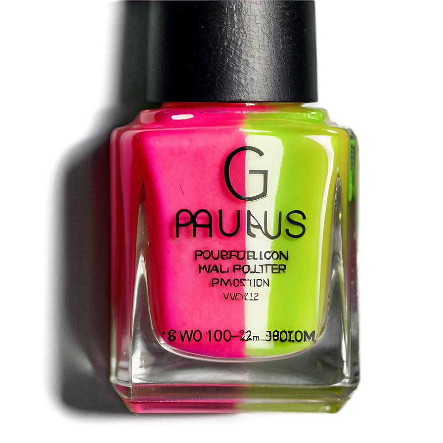 Fluorescent Nail Polish Png Xno91