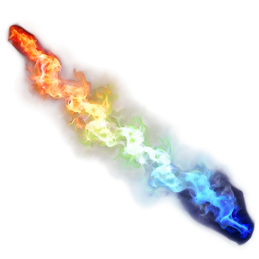 Fluorescent Smoke Trail Png 06252024