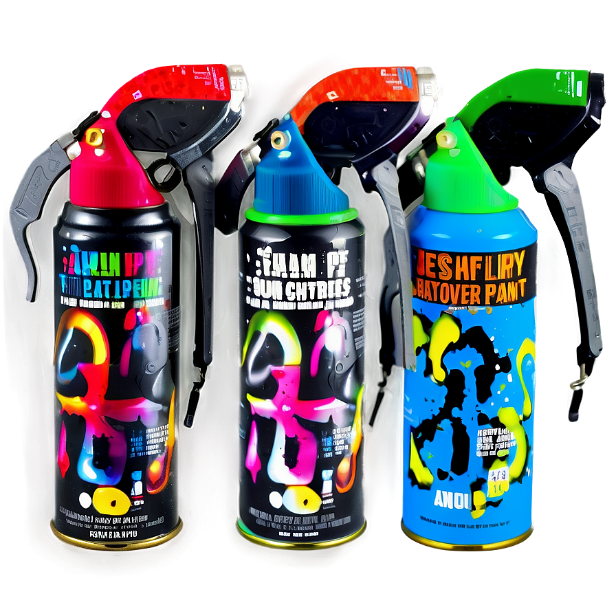 Fluorescent Spray Paint Png Vos