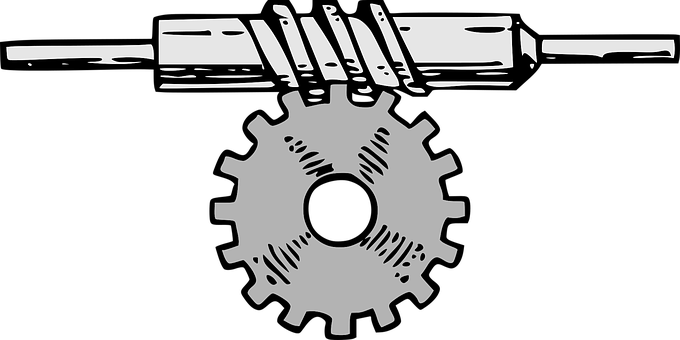Flute Gear Silhouette Graphic PNG with transparent background