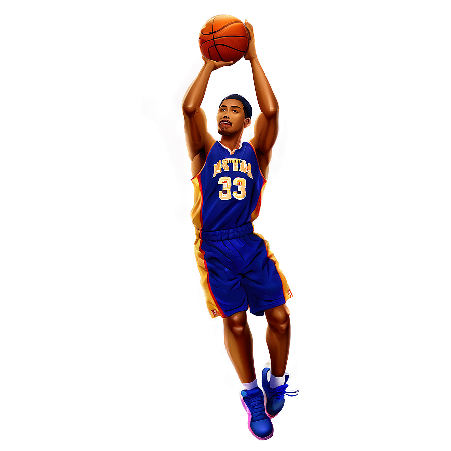 Flying Basketball Player Cartoon Png Rbf98