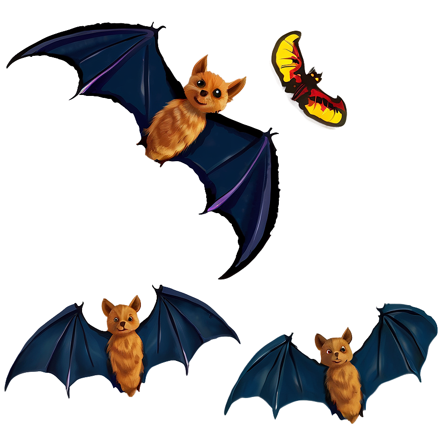 Flying Bats PNG iup78 PNG with transparent background