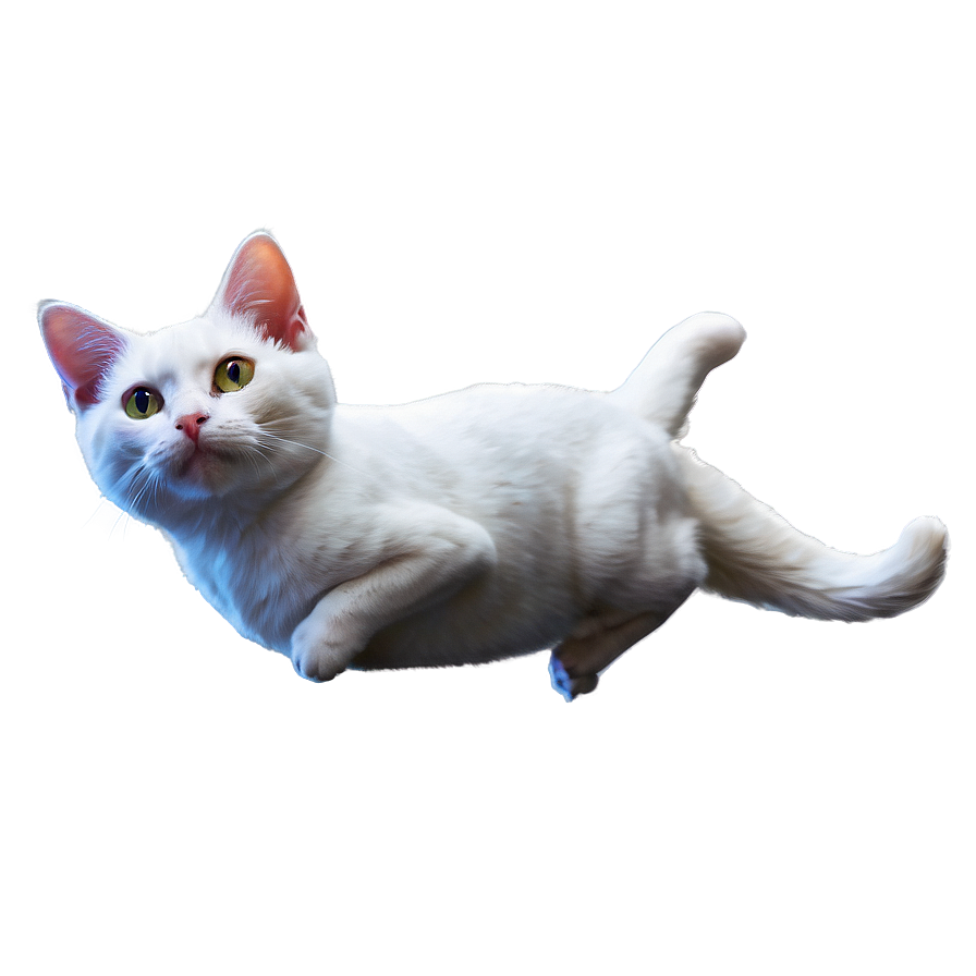 Flying Cat Dream Png A