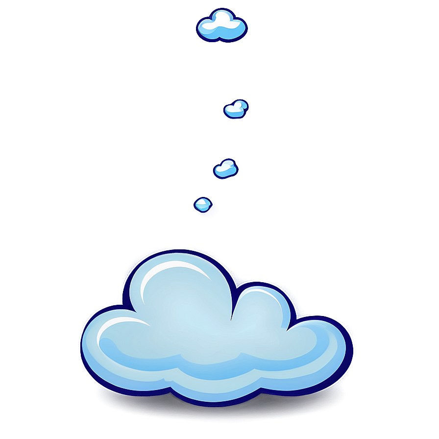 Flying Cloud Cartoon Png Blj